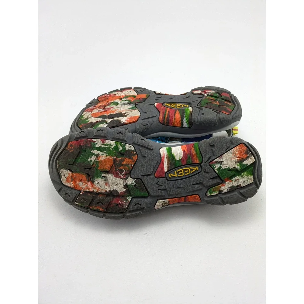 Men Keen Newport Retro Vibrant Dot Patterned Fuji Rock Festival Sandals Size 13